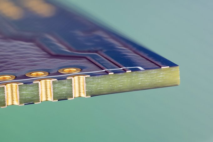 cross section of a PCB
