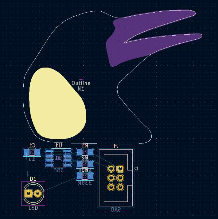 flipping parts onto the back